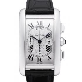 カルティエ タンクアメリカン クロノグラフ XL W2609456 スーパーコピー 腕時計メンズ