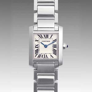 人気 カルティエ ブランド レディース タンクフランセーズ　SM W50012S3 コピー 時計