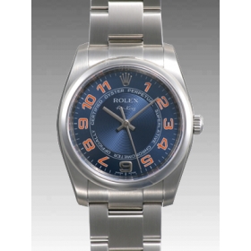 ロレックス エアキング 114200 ブルー 自動巻き コピー 時計