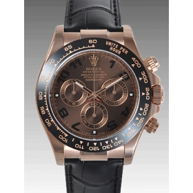  ロレックス人気 デイトナ 革ベルト116515LN コピー 時計