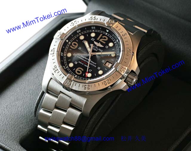 ブライトリングスーパーコピー 時計 オーシャン スティールフィッシュ X-PLUS 黒 A179B72PRS