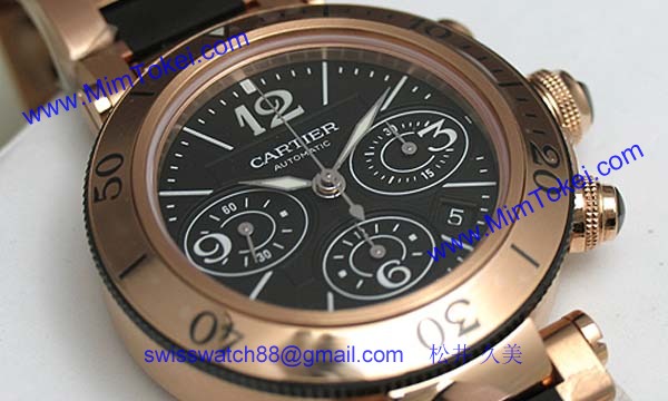 カルティエ時計ブランド通販コピー パシャ　シータイマークロノ W301980M_