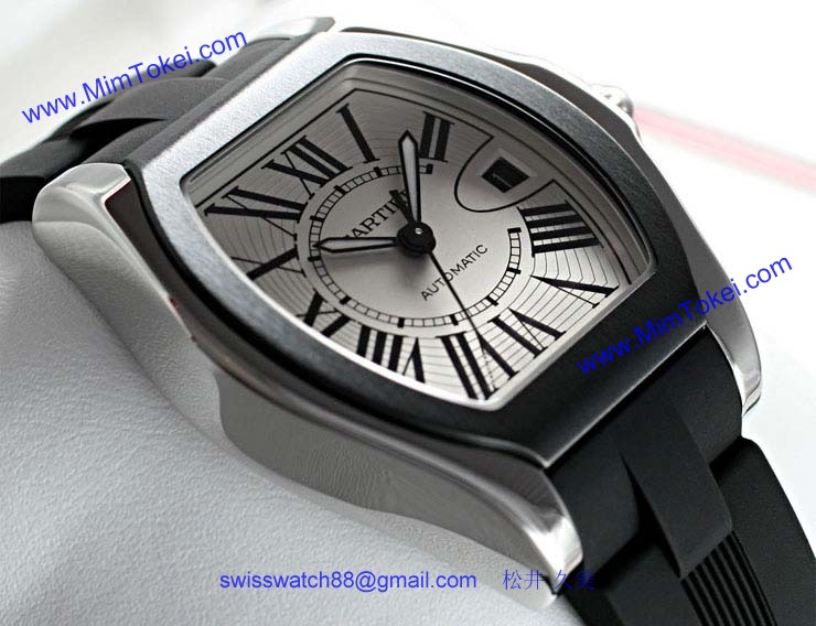 ブランド CARTIERカルティエ 時計コピー ロードスター S シルバーオパラインダイアル W6206018