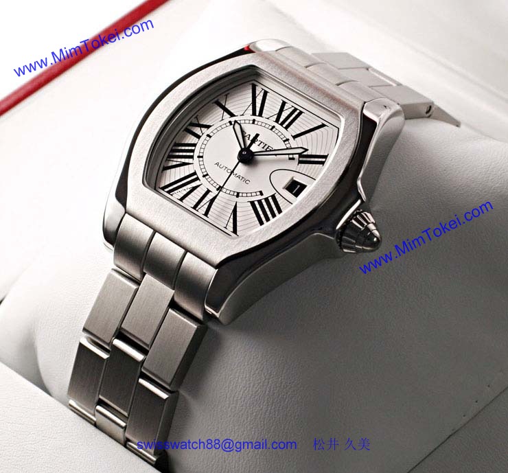 ブランド CARTIERカルティエ 時計コピー ロードスター S シルバーオパラインダイアル W6206017