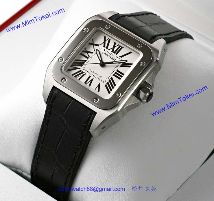 ブランド CARTIERカルティエ 時計コピー サントス100 W20106X8