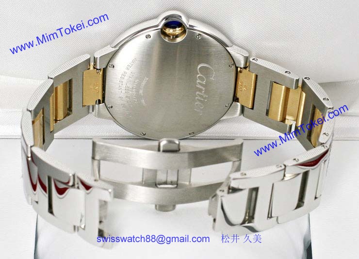 ブランド CARTIERカルティエ 時計コピー バロン ブルー ドゥ メンズ コンビ W69009Z3