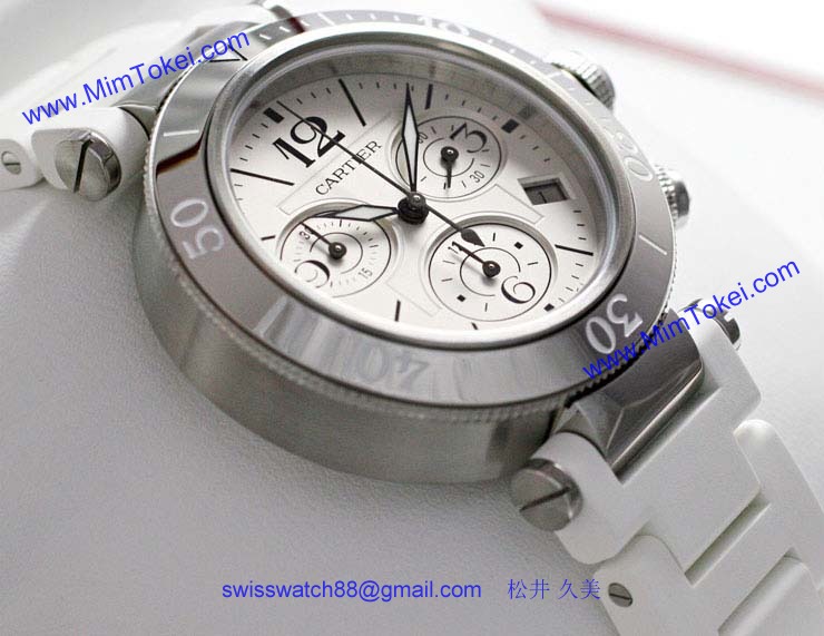 ブランド CARTIERカルティエ 時計コピー パシャ シータイマー レディー クロノグラフ W3140005