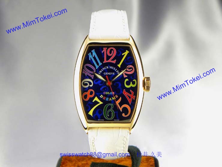 腕時計 コピー FRANCK MULLER フランクミュラー トノウカーベックス カラードリームス 5850COLDREAMS