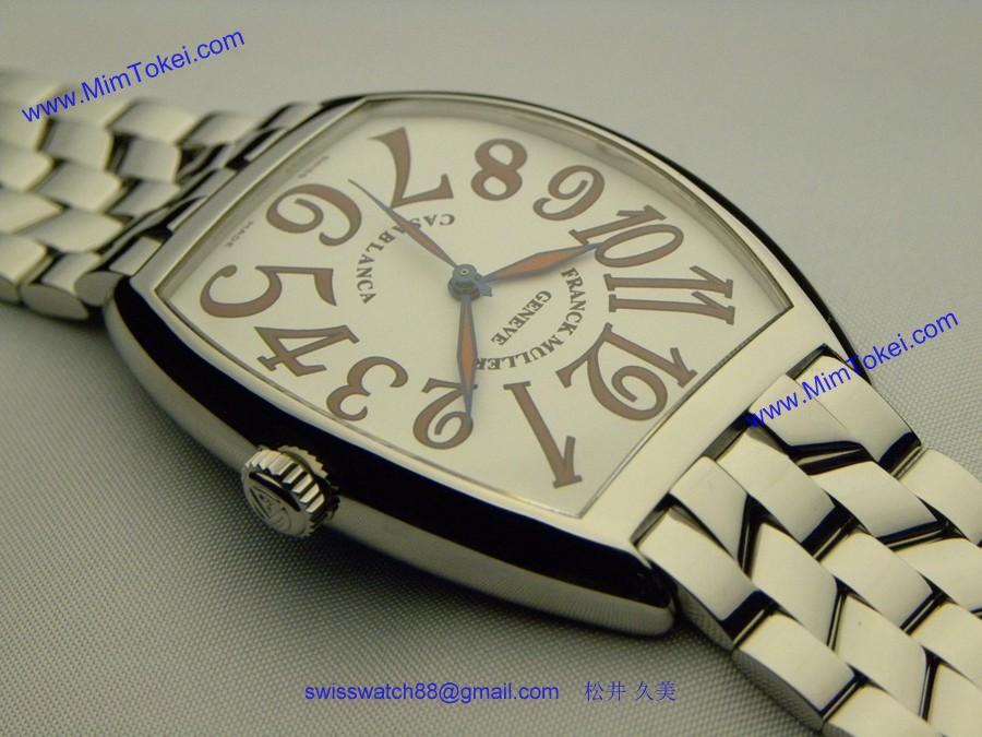 腕時計 コピー FRANCK MULLER フランクミュラー カサブランカサハラホワイト 6850SAHA