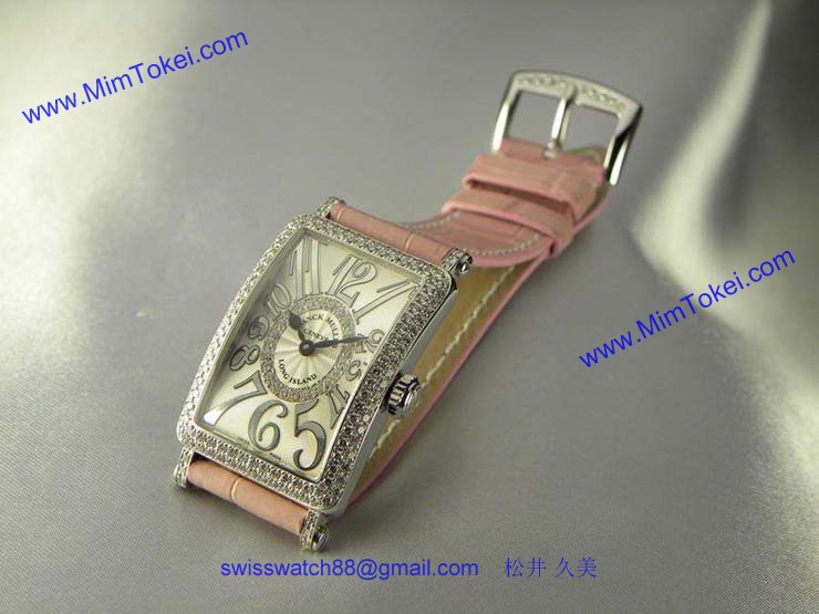 腕時計 コピー FRANCK MULLER フランクミュラー 激安 ロングアイランド 1Rダイヤモンド902QZDCD1RRELIEF