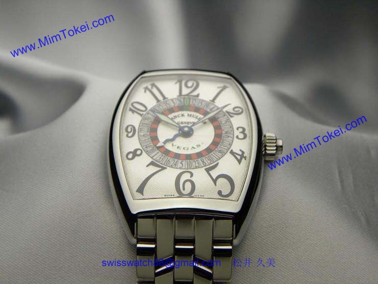 FRANCK MULLER フランクミュラー スーパーコピー時計 ヴェガス ホワイトダイヤル 6850VEGAS