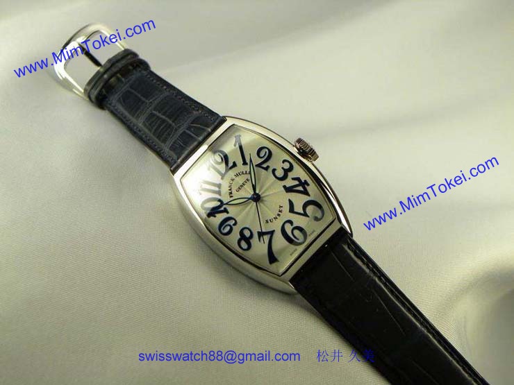 FRANCK MULLER フランクミュラー 時計 偽物 トノウカーベックス サンセット プラチナ 5850SCSUN