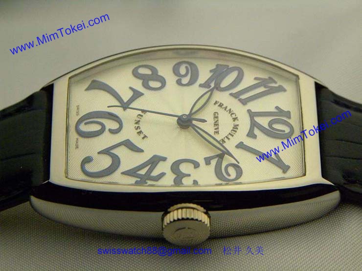 FRANCK MULLER フランクミュラー 時計 偽物 トノウカーベックス サンセット プラチナ 5850SCSUN