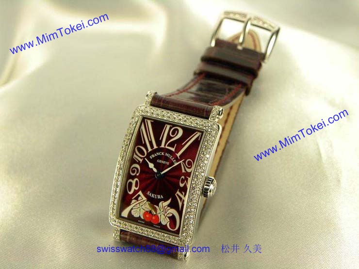 腕時計 コピー FRANCK MULLER フランクミュラー 激安 ロングアイランド サクラ ボルドー 902QZDSAKURA