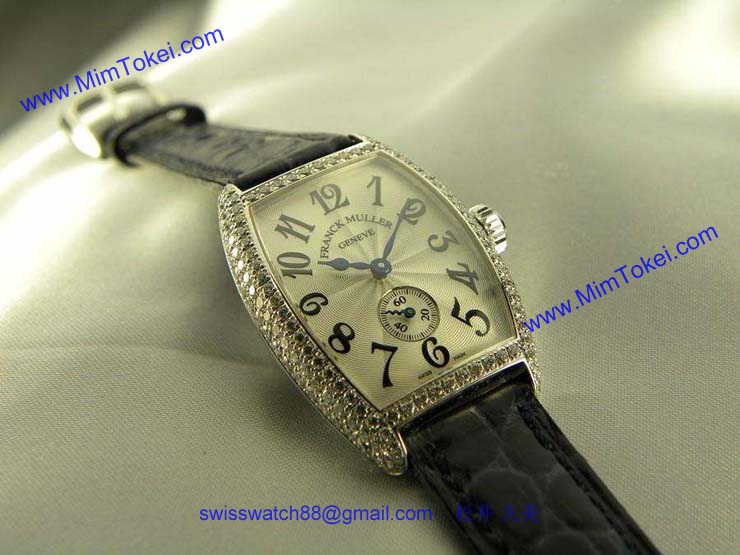 FRANCK MULLER フランクミュラー 時計 偽物 トノウカーベックス ダイヤモンド レディース 1750S6D