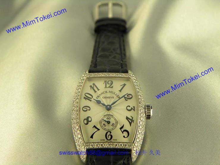FRANCK MULLER フランクミュラー 時計 偽物 トノウカーベックス ダイヤモンド レディース 1750S6D