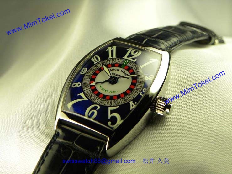 FRANCK MULLER フランクミュラー スーパーコピー時計 ヴェガス ブルーダイヤル 5850VEGAS