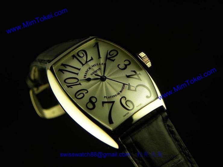 腕時計 コピー FRANCK MULLER フランクミュラー 激安 トノーカーベックス センターセコンド 5850SC