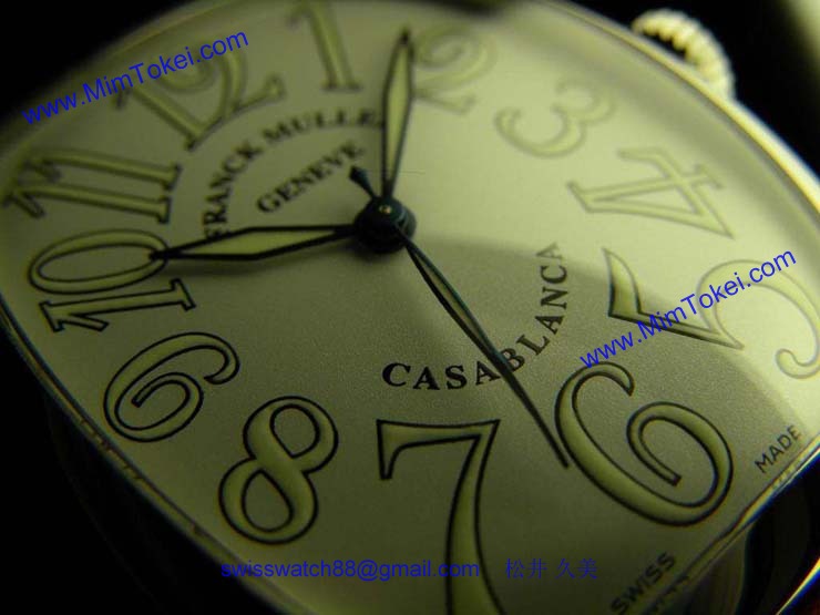 FRANCK MULLER フランクミュラー 偽物時計 カサブランカ ホワイト 6850CASA