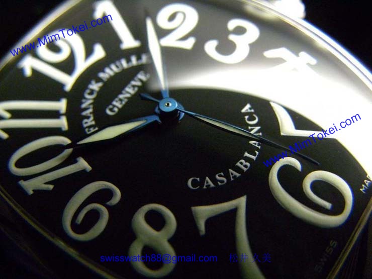 FRANCK MULLER フランクミュラー スーパーコピー時計 カサブランカ ブラック 6850CASA
