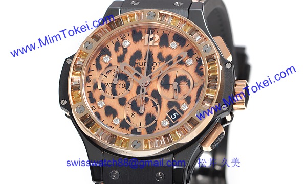 (HUBLOT)ウブロ ブランドコピー ビッグバン セラミックレオパード 341.CP.7610.NR.1976