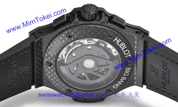 (HUBLOT)ウブロ スーパーコピー ビッグバン オールブラック カーボン 301.QX.1740.GR