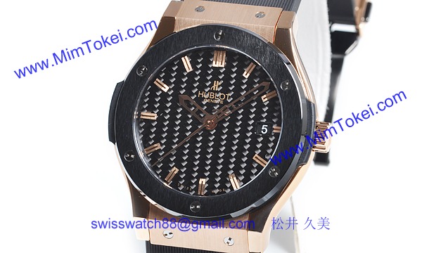 (HUBLOT)ウブロ コピー時計 クラシック フュージョン ゴールドセラミック 511.PM.1680.RX