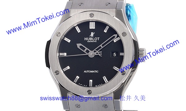 (HUBLOT)ウブロコピー腕時計 クラシックフュージョン チタニウム 542.NX.1170.NX