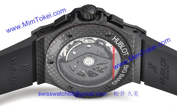 (HUBLOT)ウブロ 時計 コピー ビッグバン オールブラック カーボン 301.QX.1740.RX