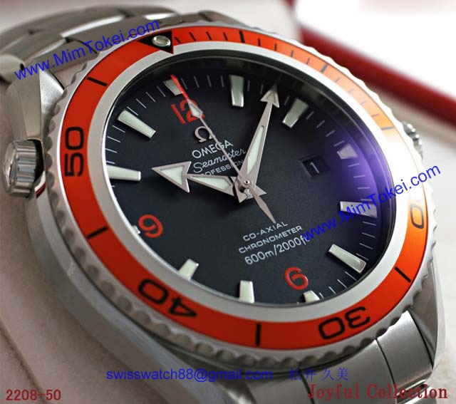 ブランド オメガ 腕時計コピー通販 シーマスタープロフェッショナル プラネットオーシャン45 2208-50