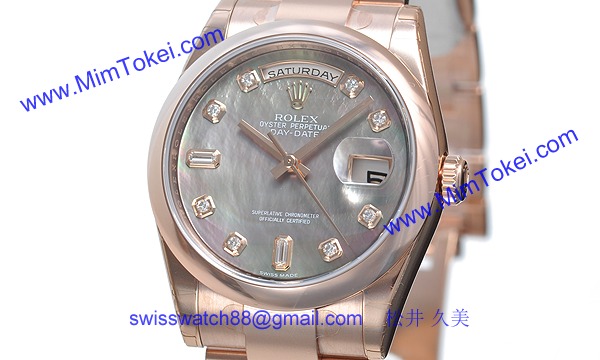 ロレックス(ROLEX) 時計 デイデイト 118205NG