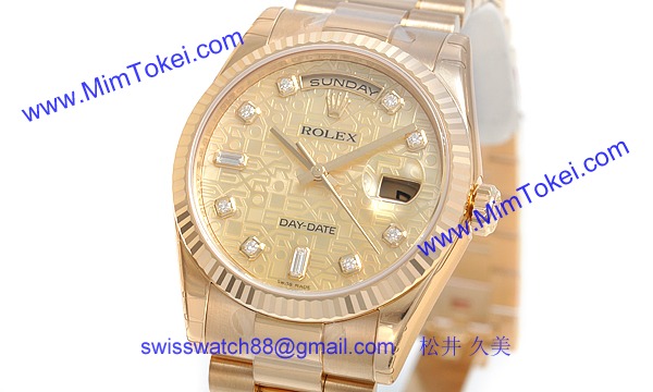 ロレックス(ROLEX) 時計 デイデイト 118238NCA