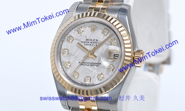 ロレックス(ROLEX) 時計 デイトジャスト 179173G